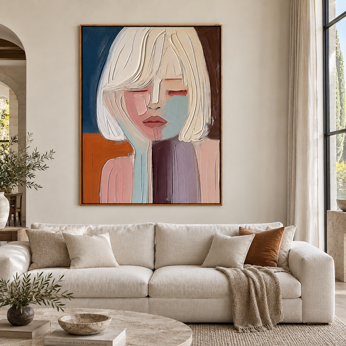 Contemporary Abstract Portraiture | A Quiet Reverie