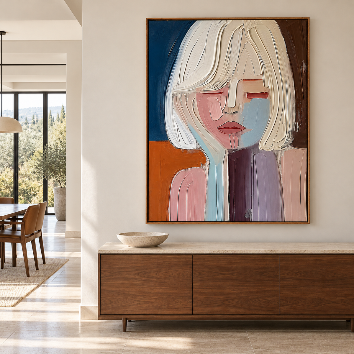 Contemporary Abstract Portraiture | A Quiet Reverie