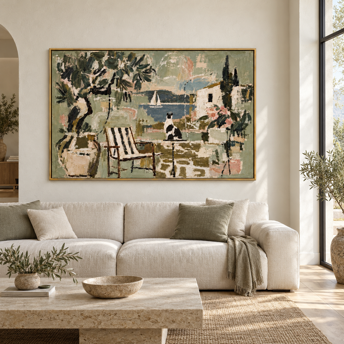 Modern Impressionism | Cat’s Coastal Reverie