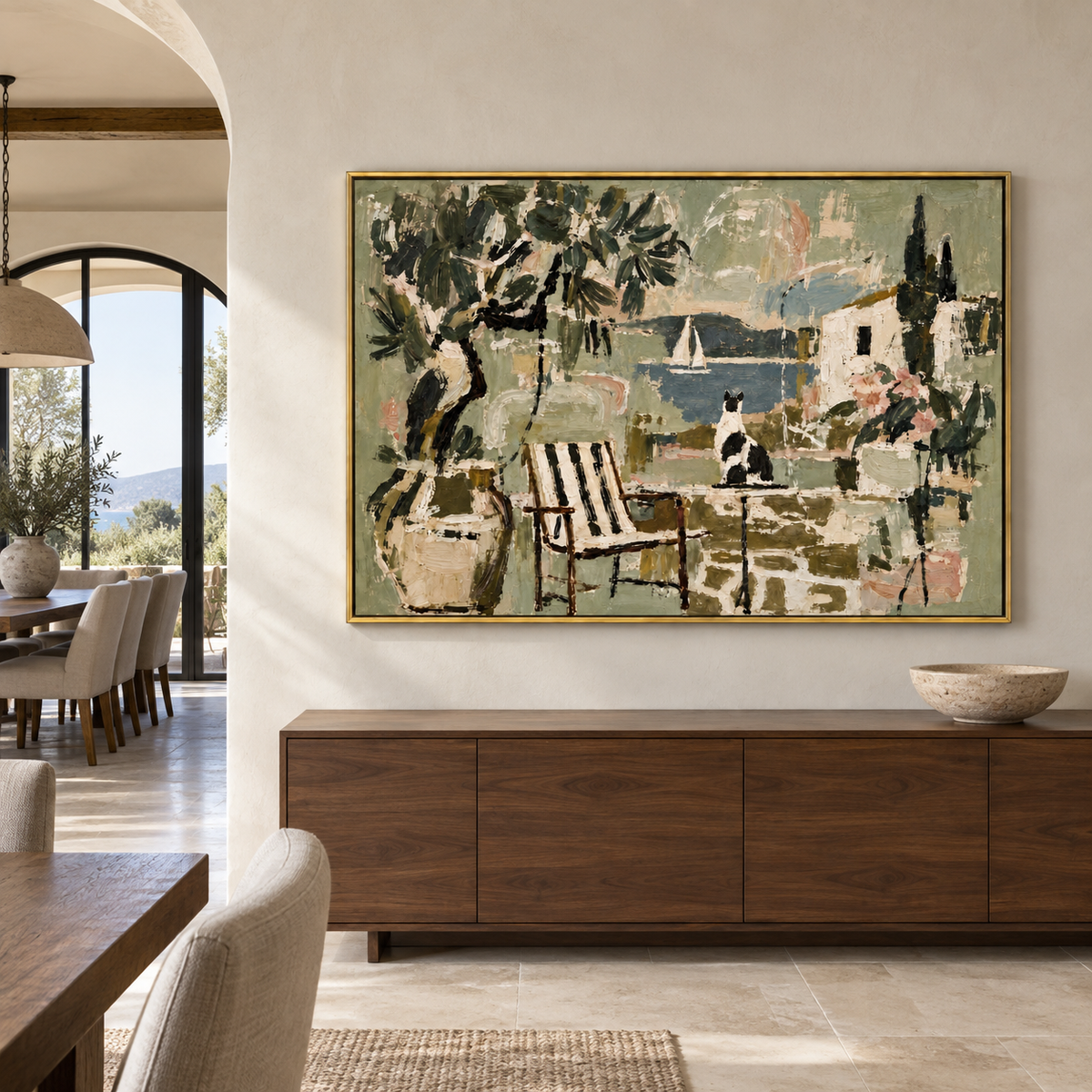 Modern Impressionism | Cat’s Coastal Reverie