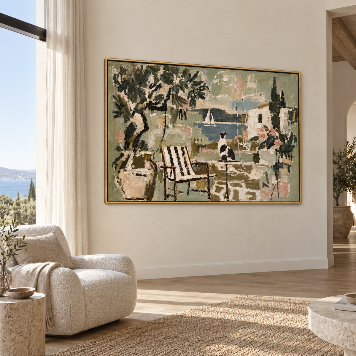Modern Impressionism | Cat’s Coastal Reverie