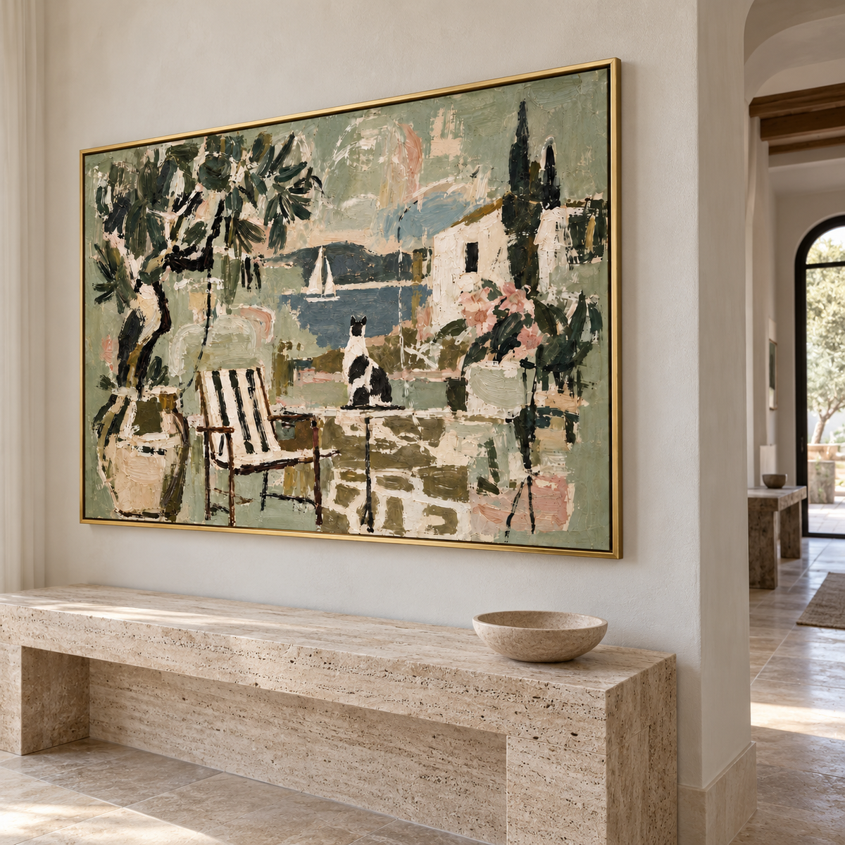 Modern Impressionism | Cat’s Coastal Reverie