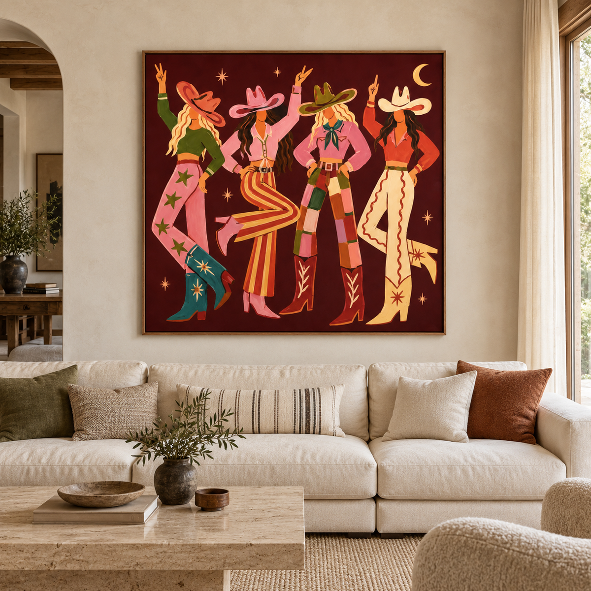 Retro Western Pop Art | Cowgirl State of Mind