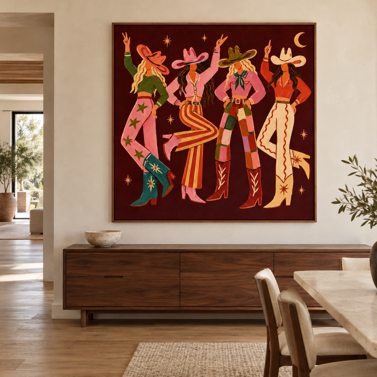 Retro Western Pop Art | Cowgirl State of Mind