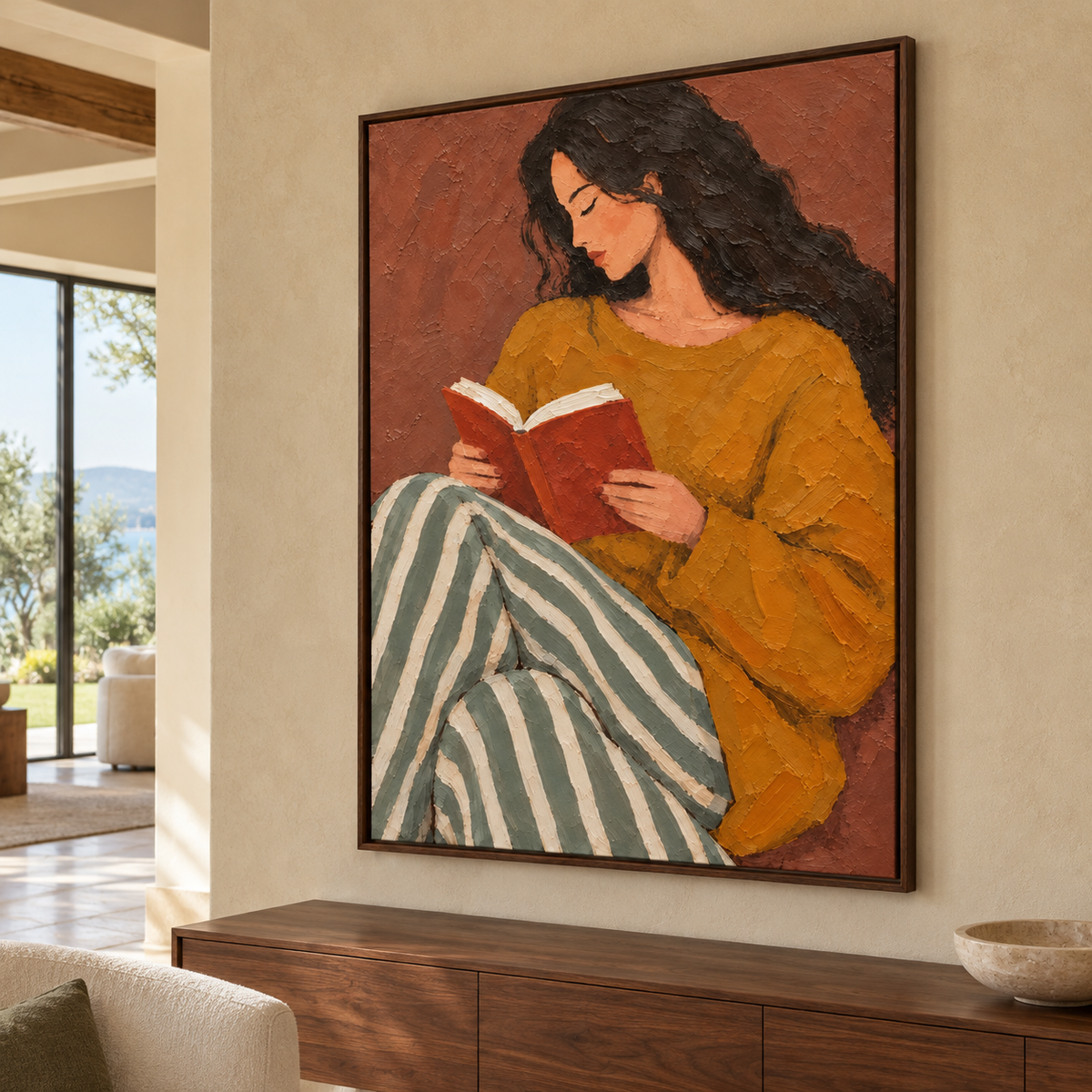 Impressionist Art | Reader in Yellow