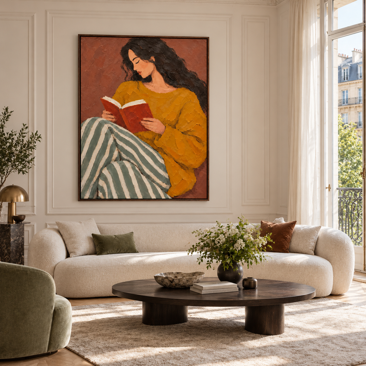 Impressionist Art | Reader in Yellow