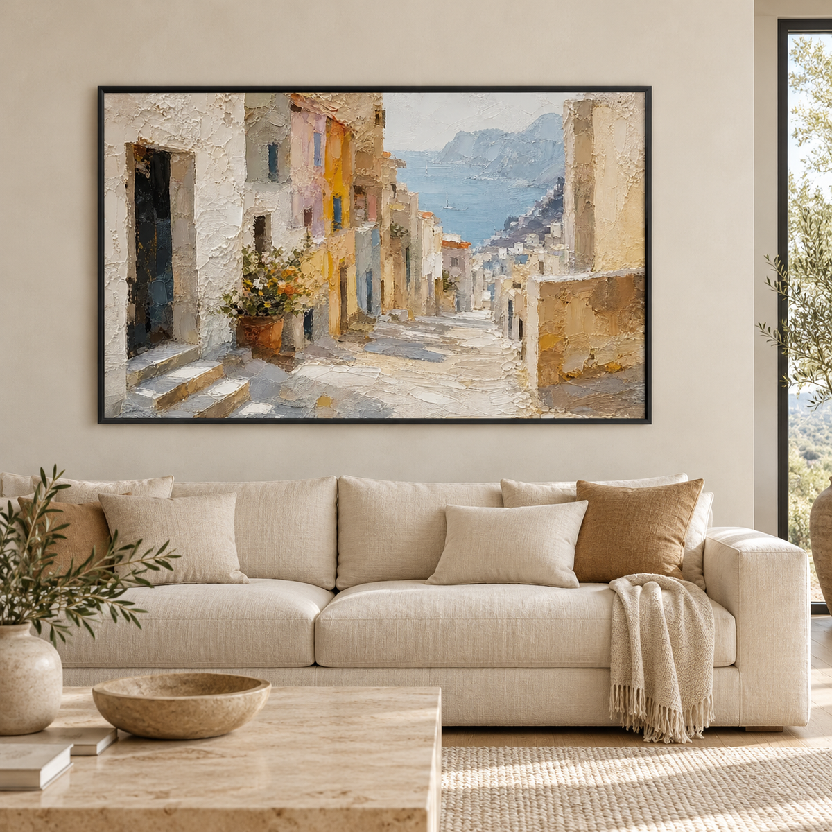 Mediterranean landscape Art | A Passage to the Sea