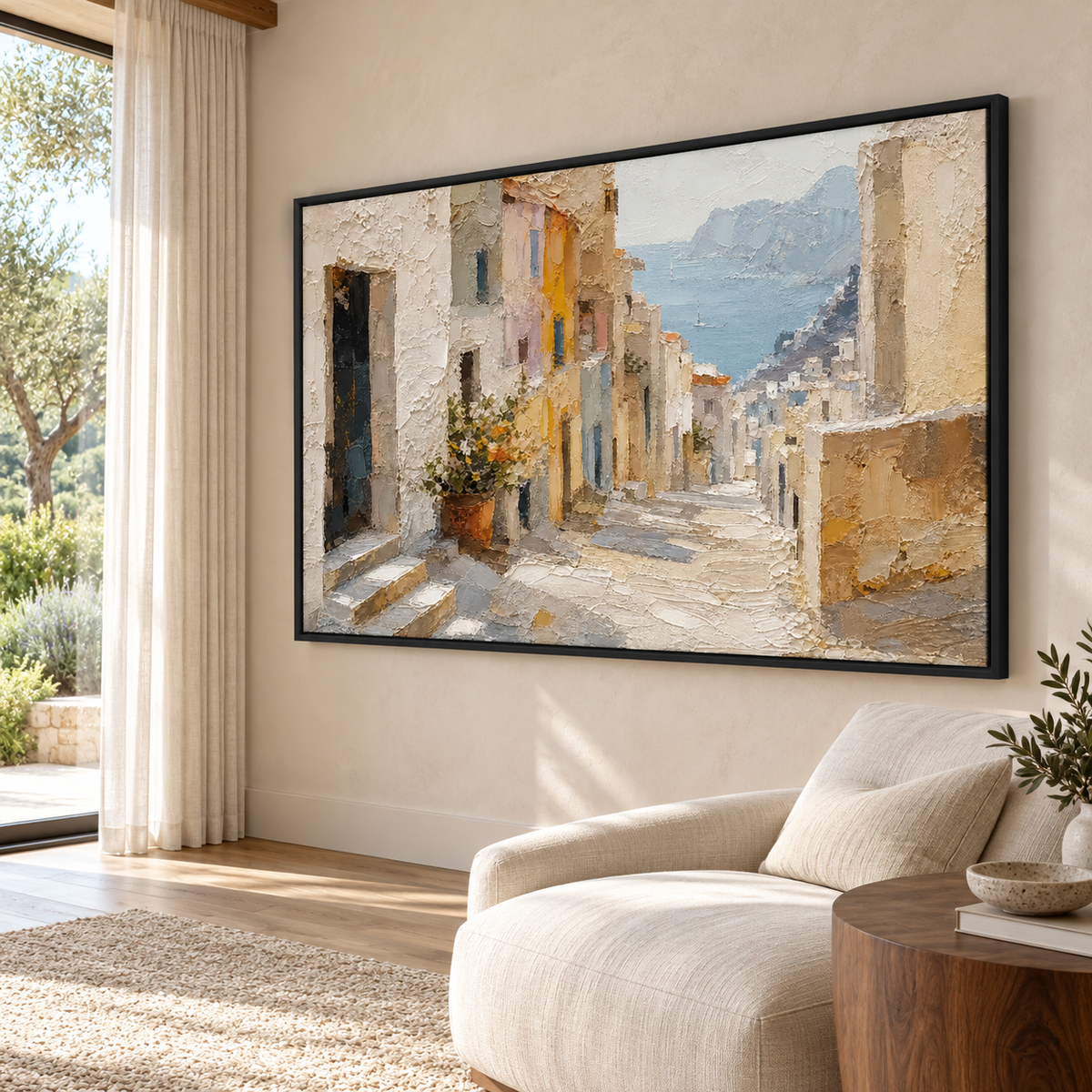 Mediterranean landscape Art | A Passage to the Sea