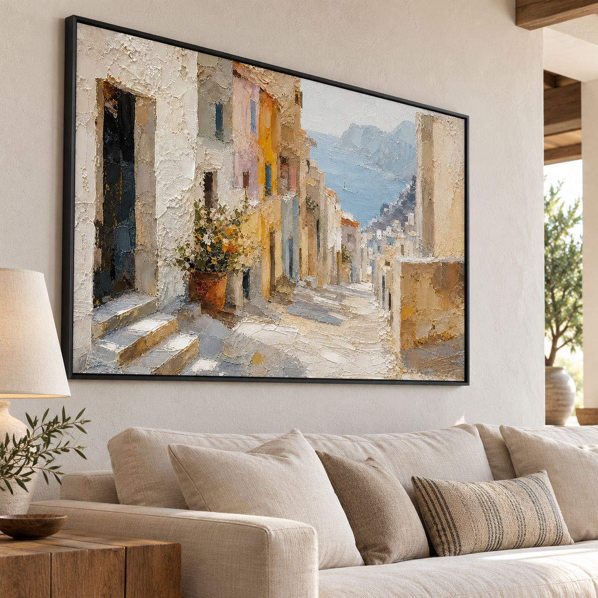 Mediterranean landscape Art | A Passage to the Sea