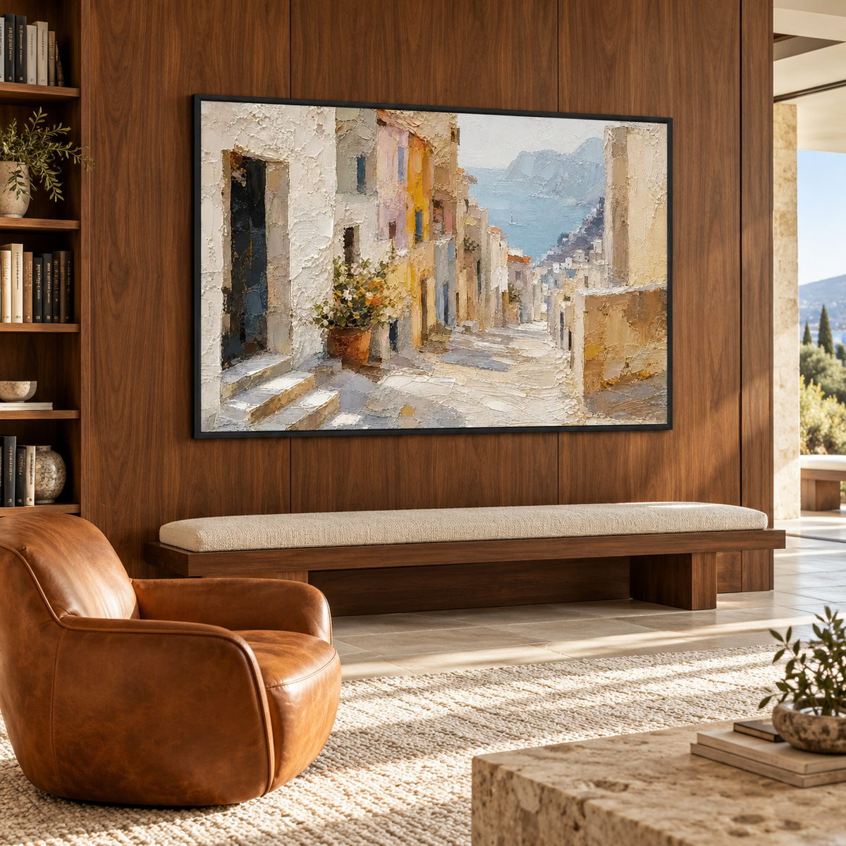 Mediterranean landscape Art | A Passage to the Sea