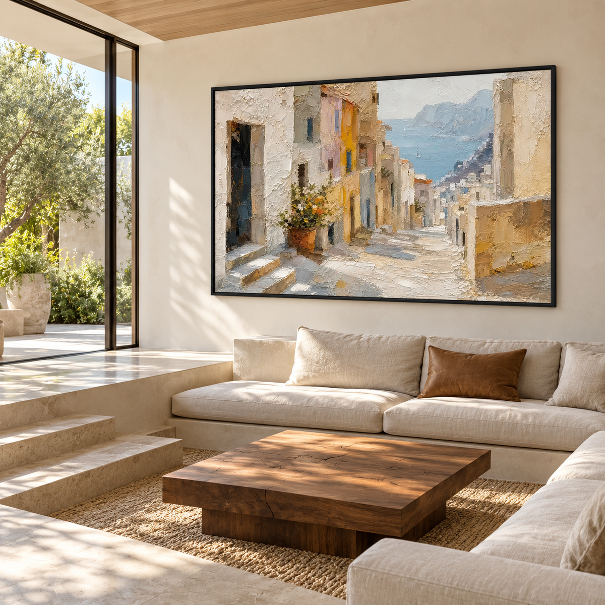 Mediterranean landscape Art | A Passage to the Sea