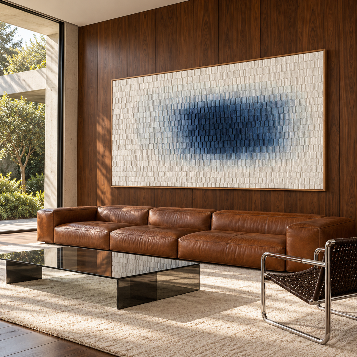 Contemporary Textured Abstract | Blue Reverie