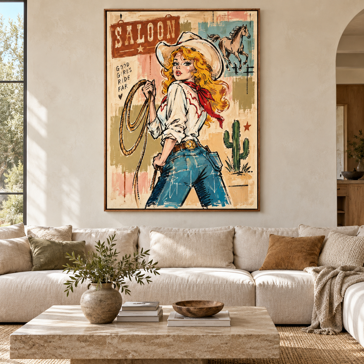 Western Pop Art | Saloon Daydream