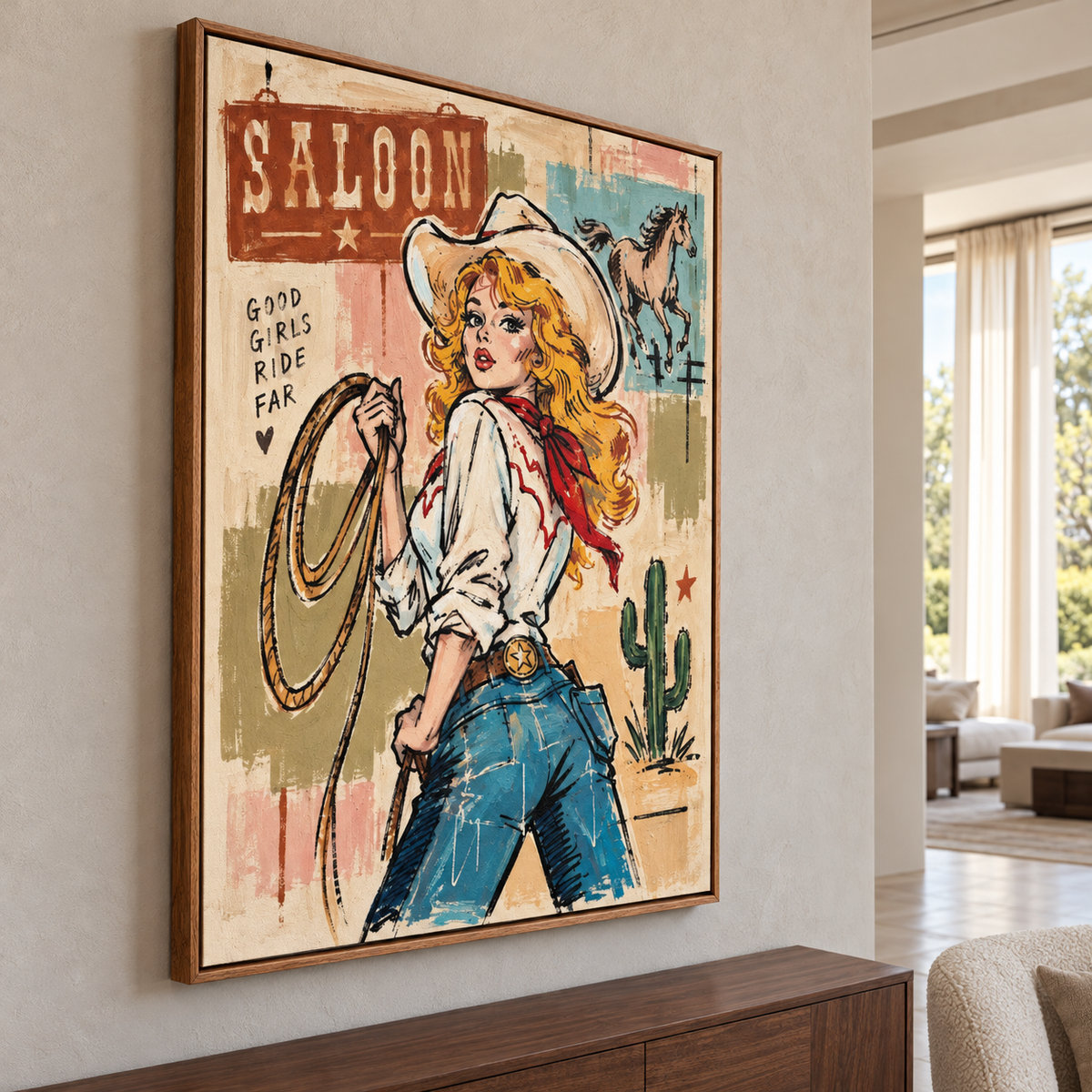 Western Pop Art | Saloon Daydream