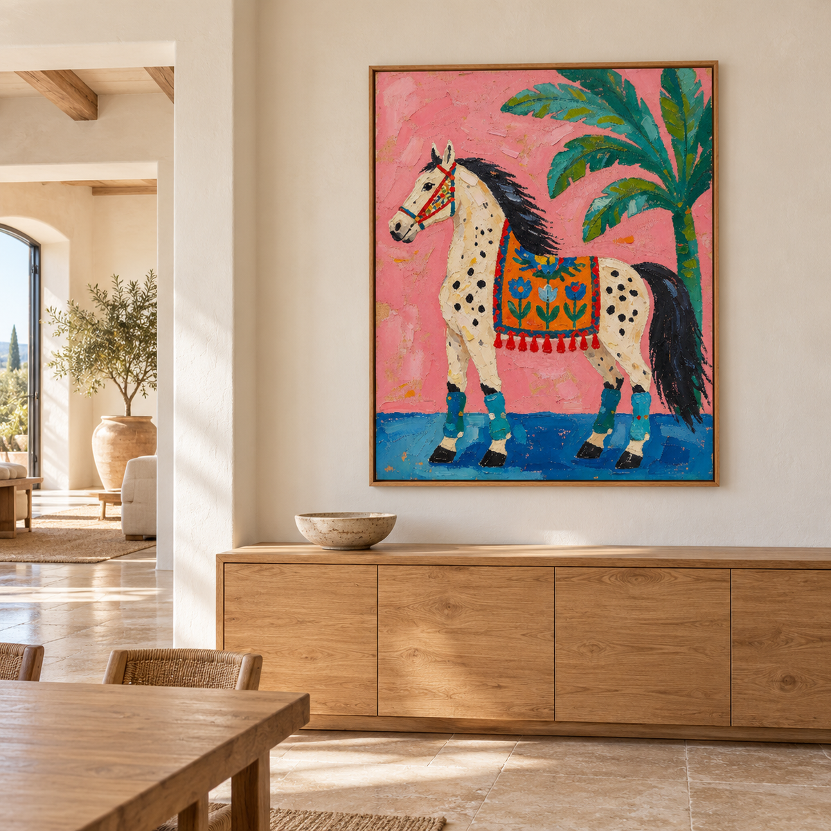 Western Folk Art | Palmshade Pony