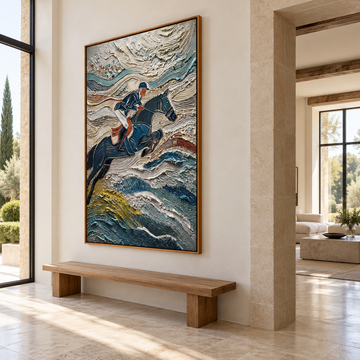 Contemporary Abstract Figurative | Beyond the Stride