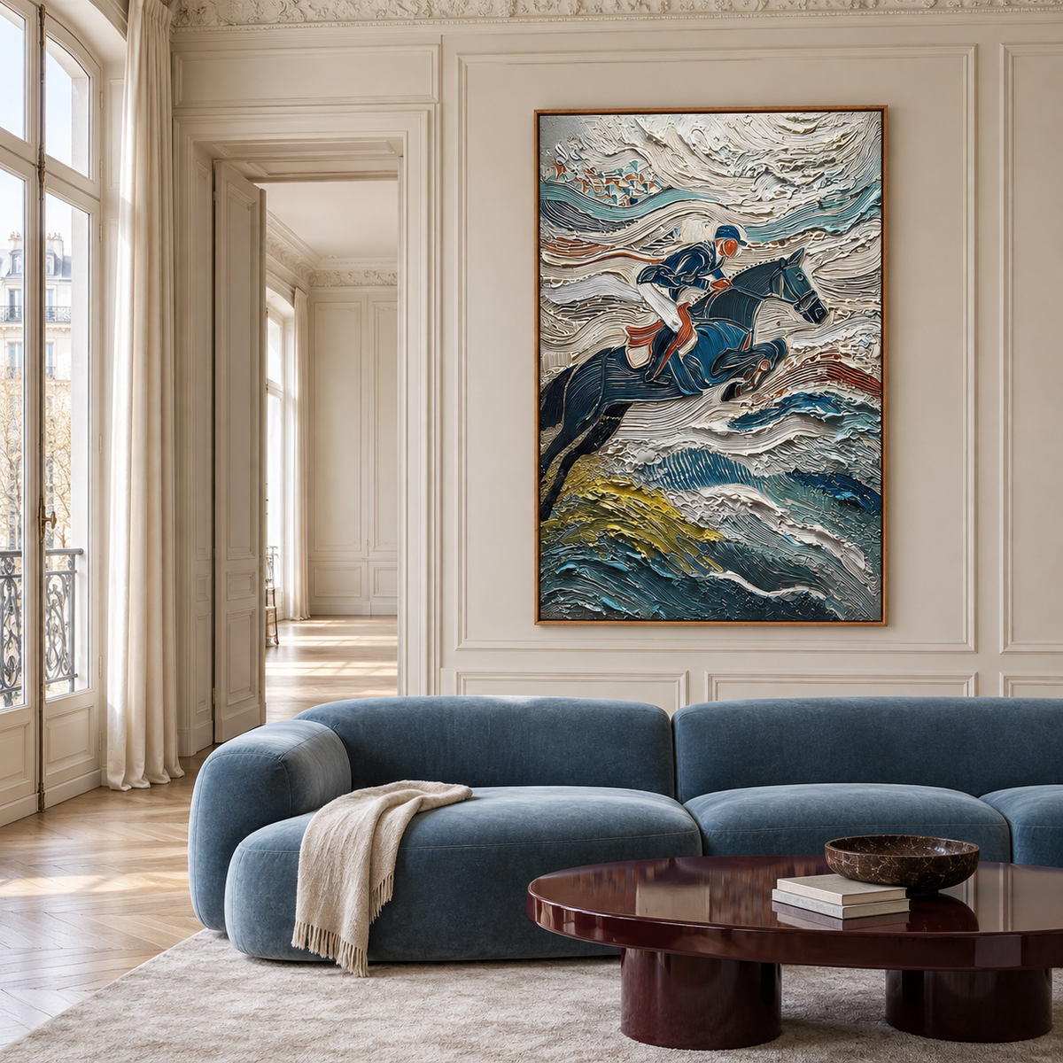 Contemporary Abstract Figurative | Beyond the Stride