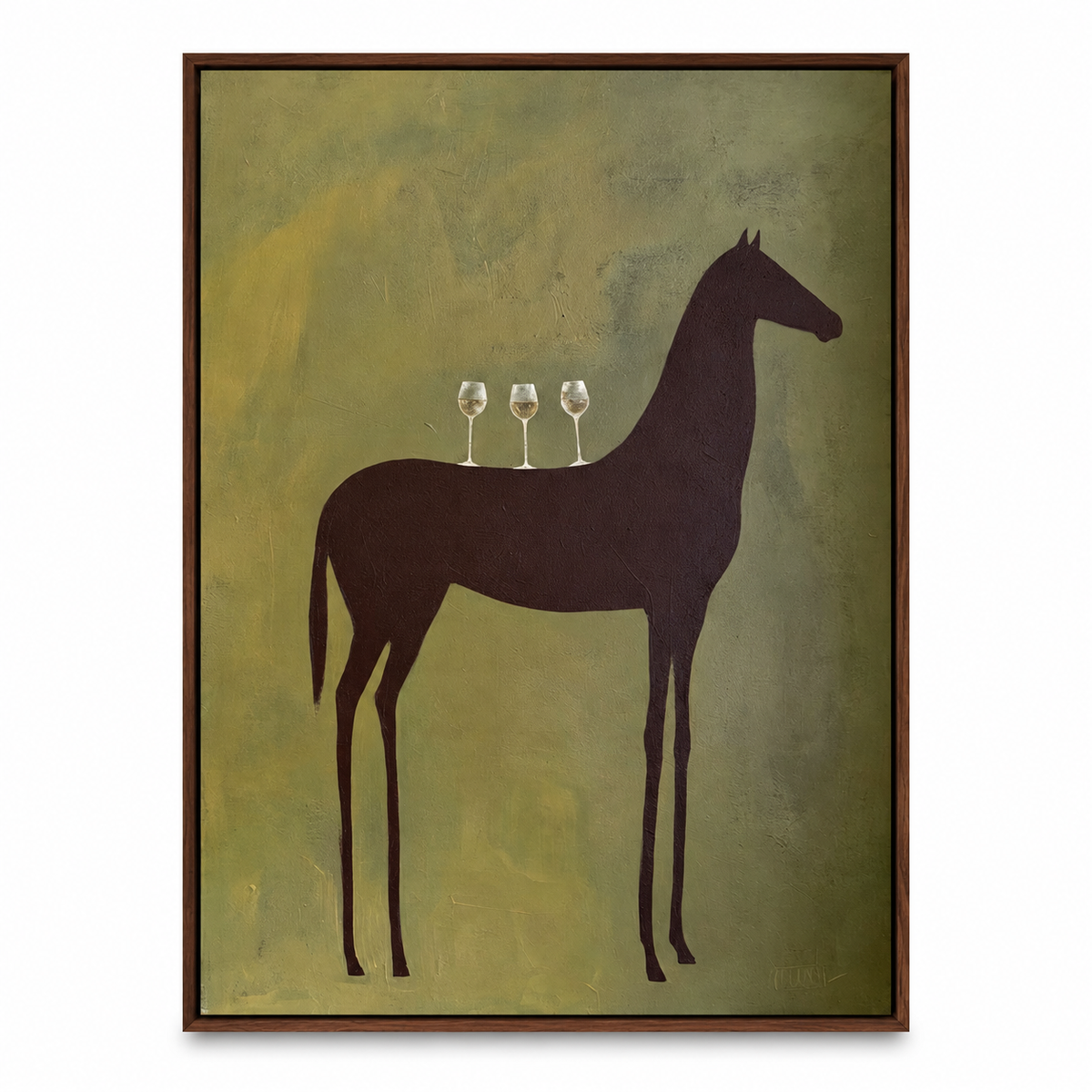 Vintage Americana Art | A Toast to Stillness
