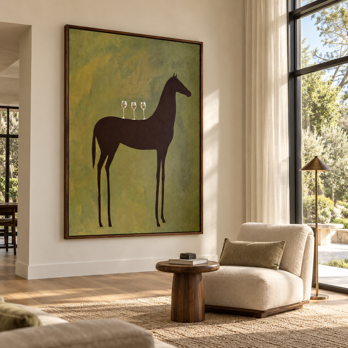 Vintage Americana Art | A Toast to Stillness