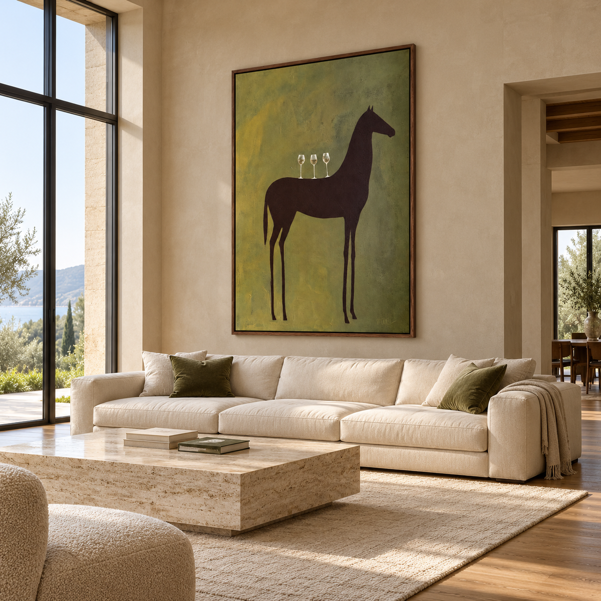 Vintage Americana Art | A Toast to Stillness