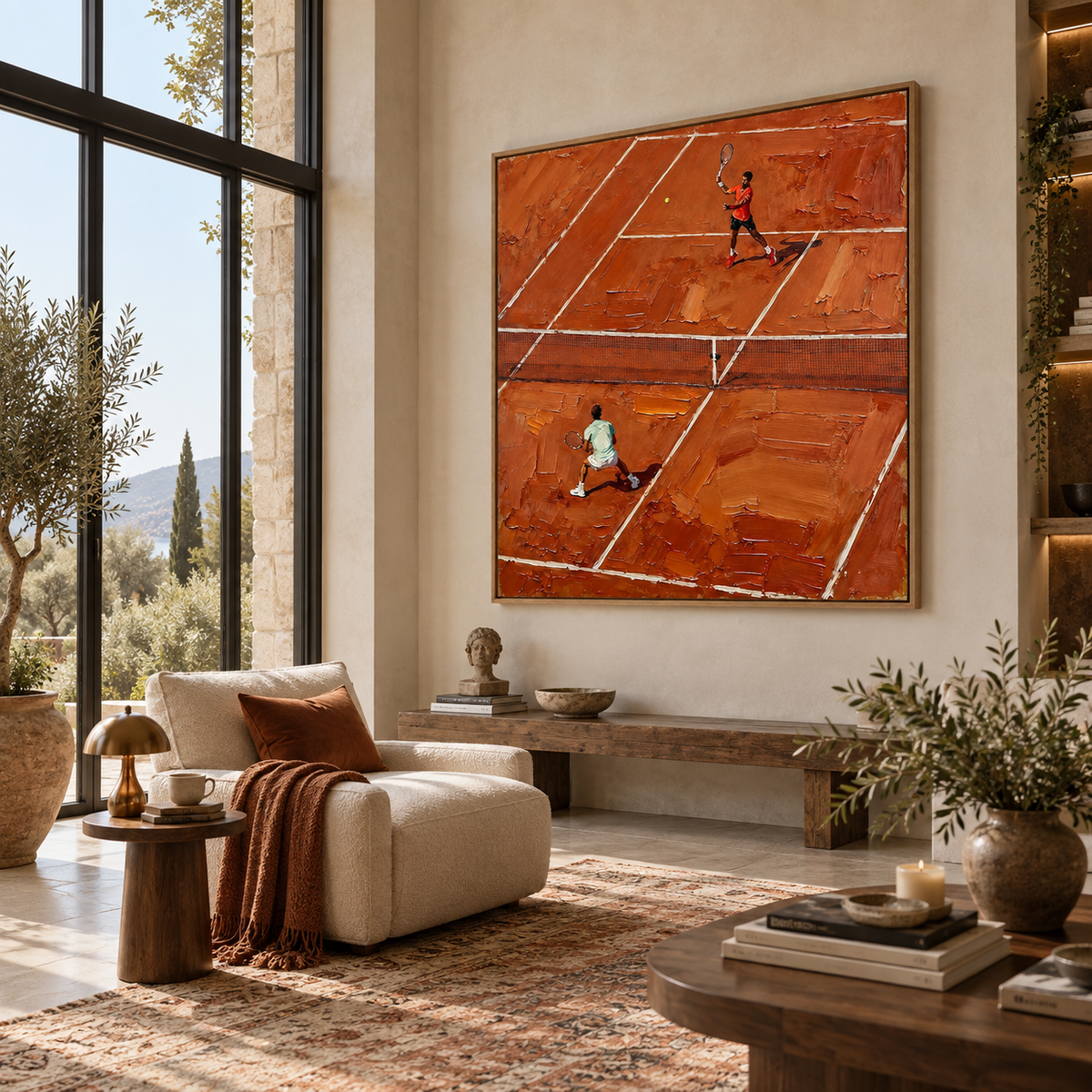 Impasto Art | Clay Court Rally