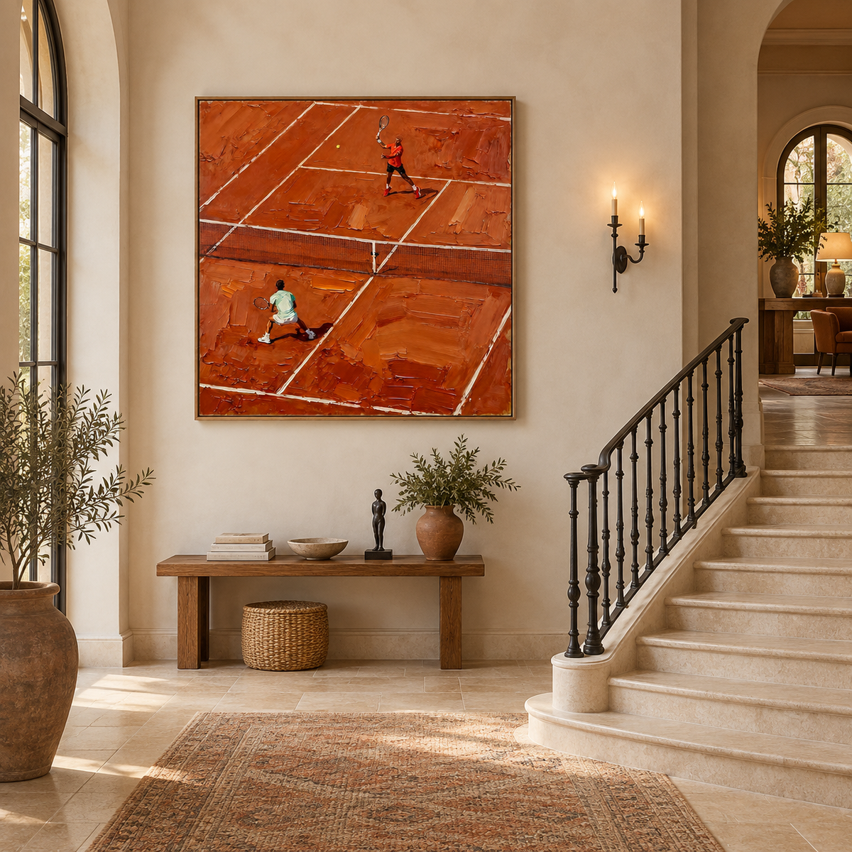 Impasto Art | Clay Court Rally