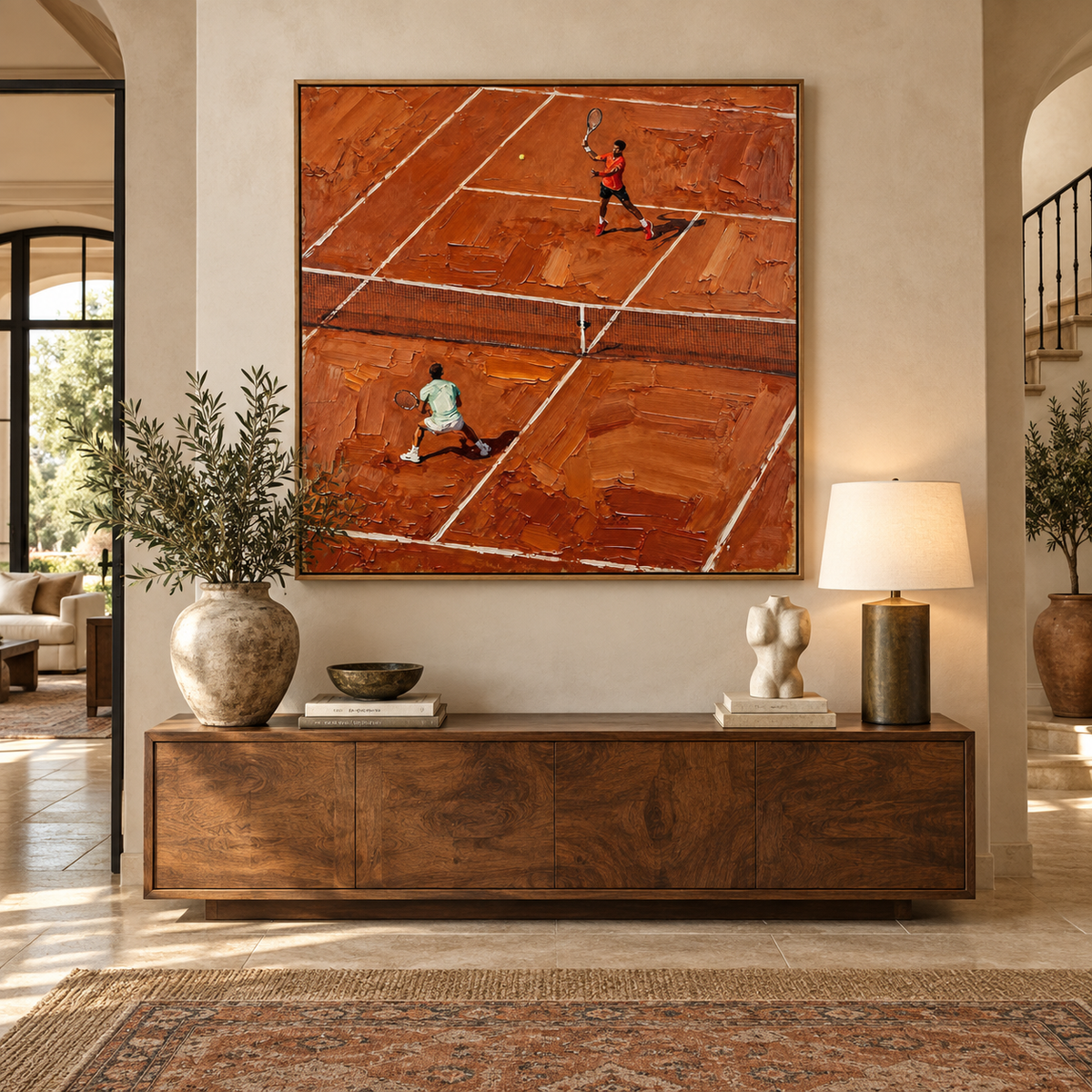 Impasto Art | Clay Court Rally