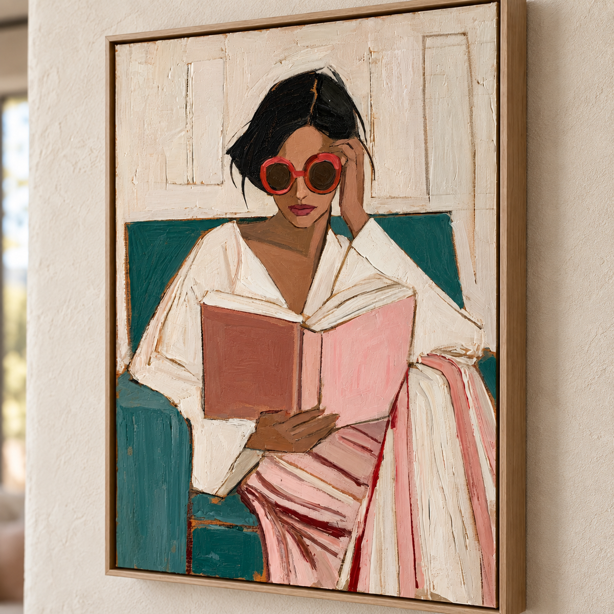 Impressionist Art | Rose-Tinted Reading