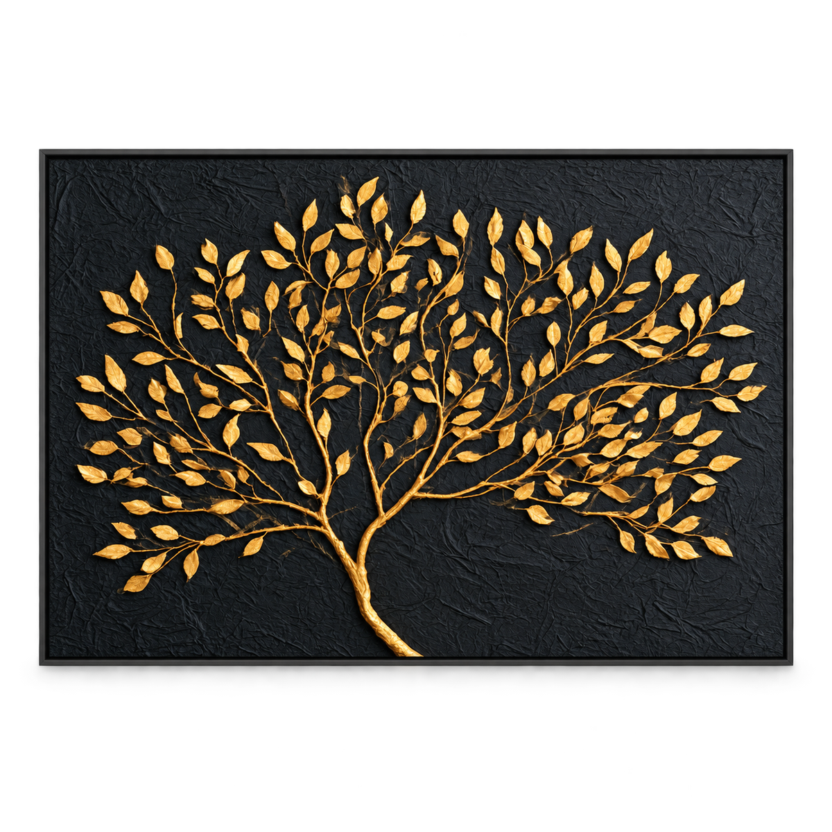 Black & Gold Art | Gilded Golden Canopy