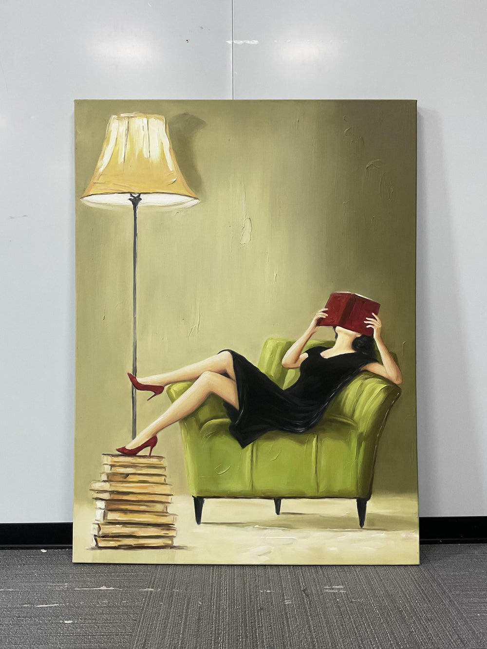 Impressionist Art | Lime Chair Leisure - Real artwork photo