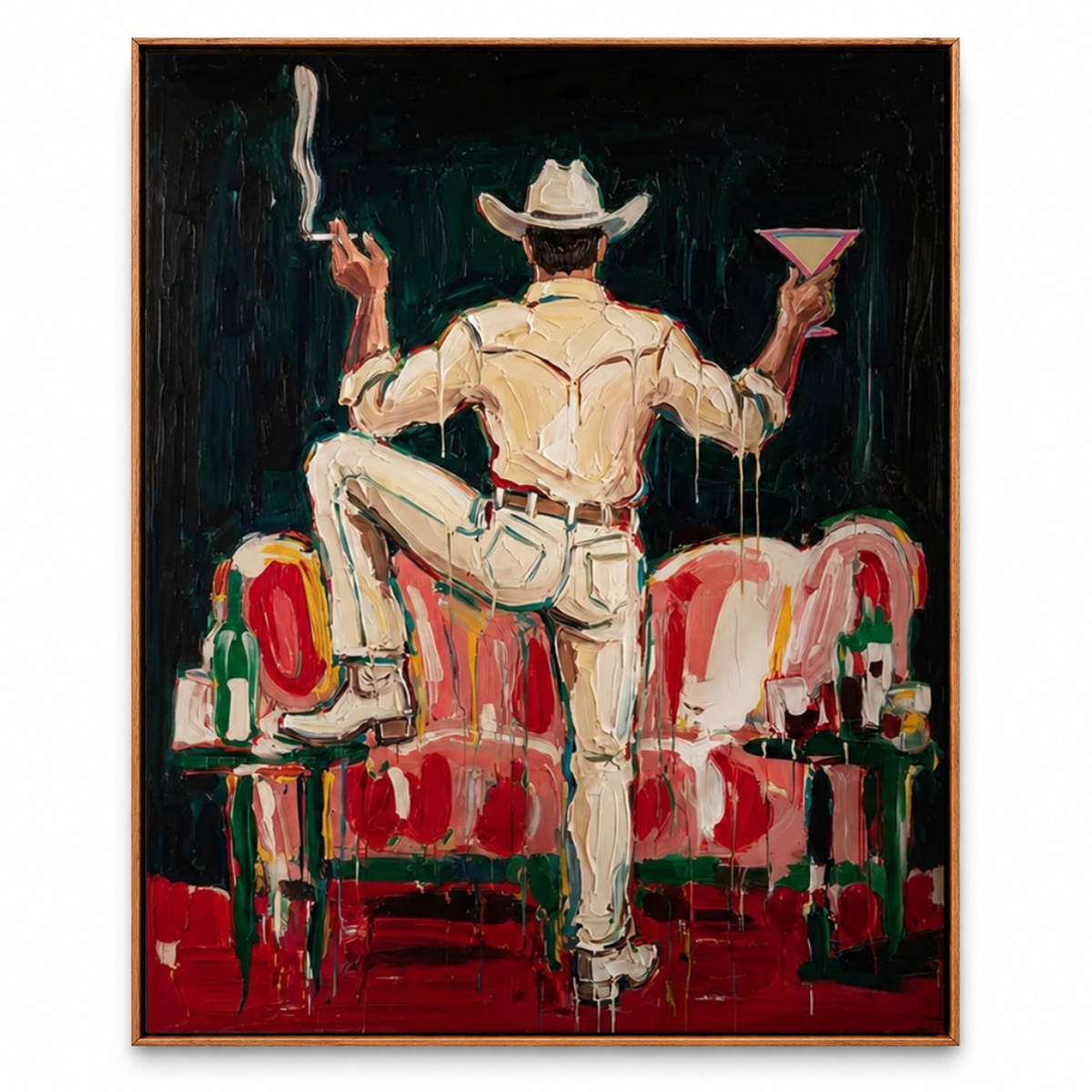 Contemporary Western Pop Art | Midnight Swagger