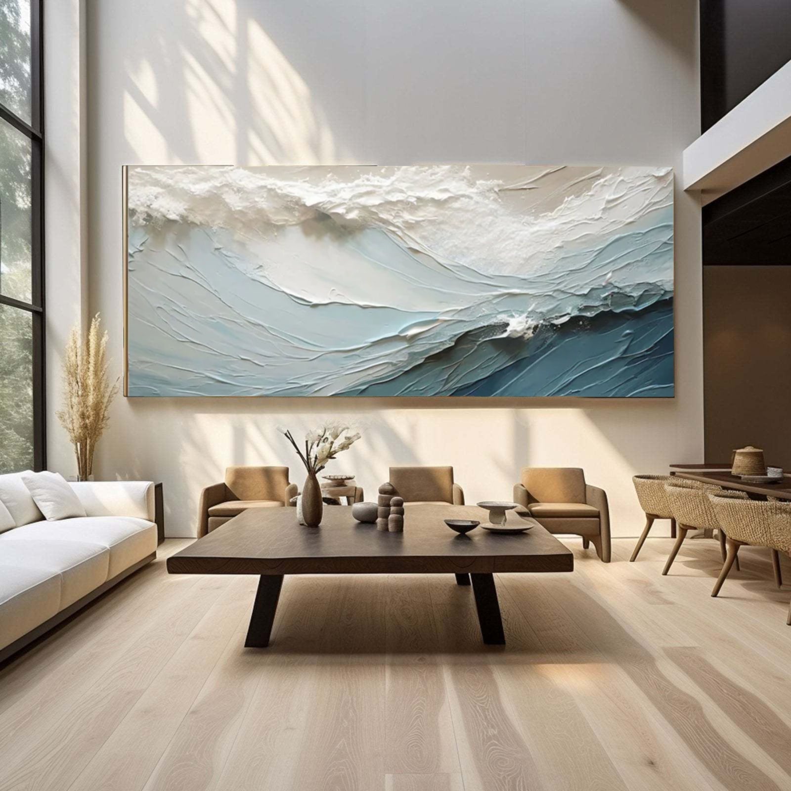 Dynamic Ocean Wave Horizontal Canvas Art