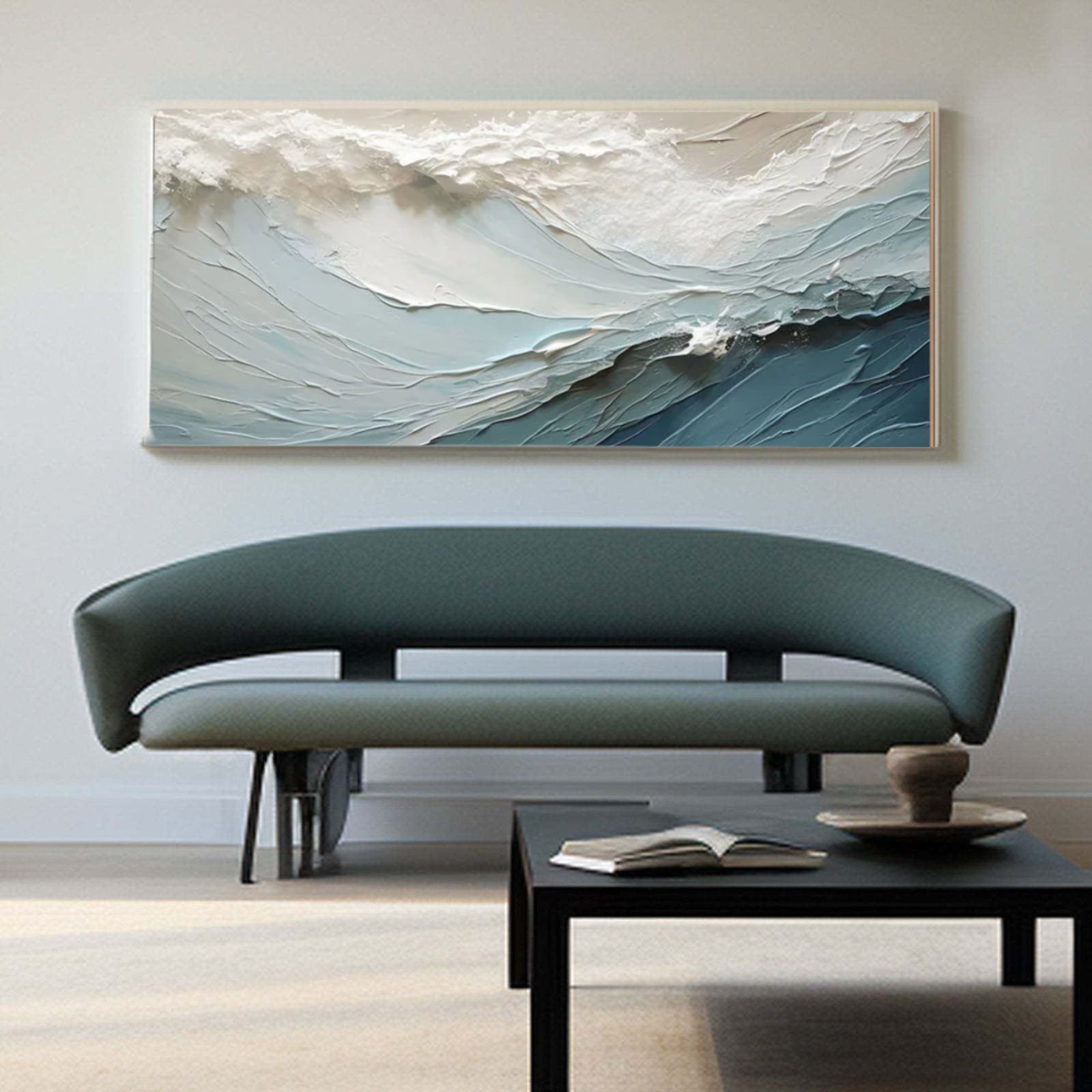 Dynamic Ocean Wave Horizontal Canvas Art