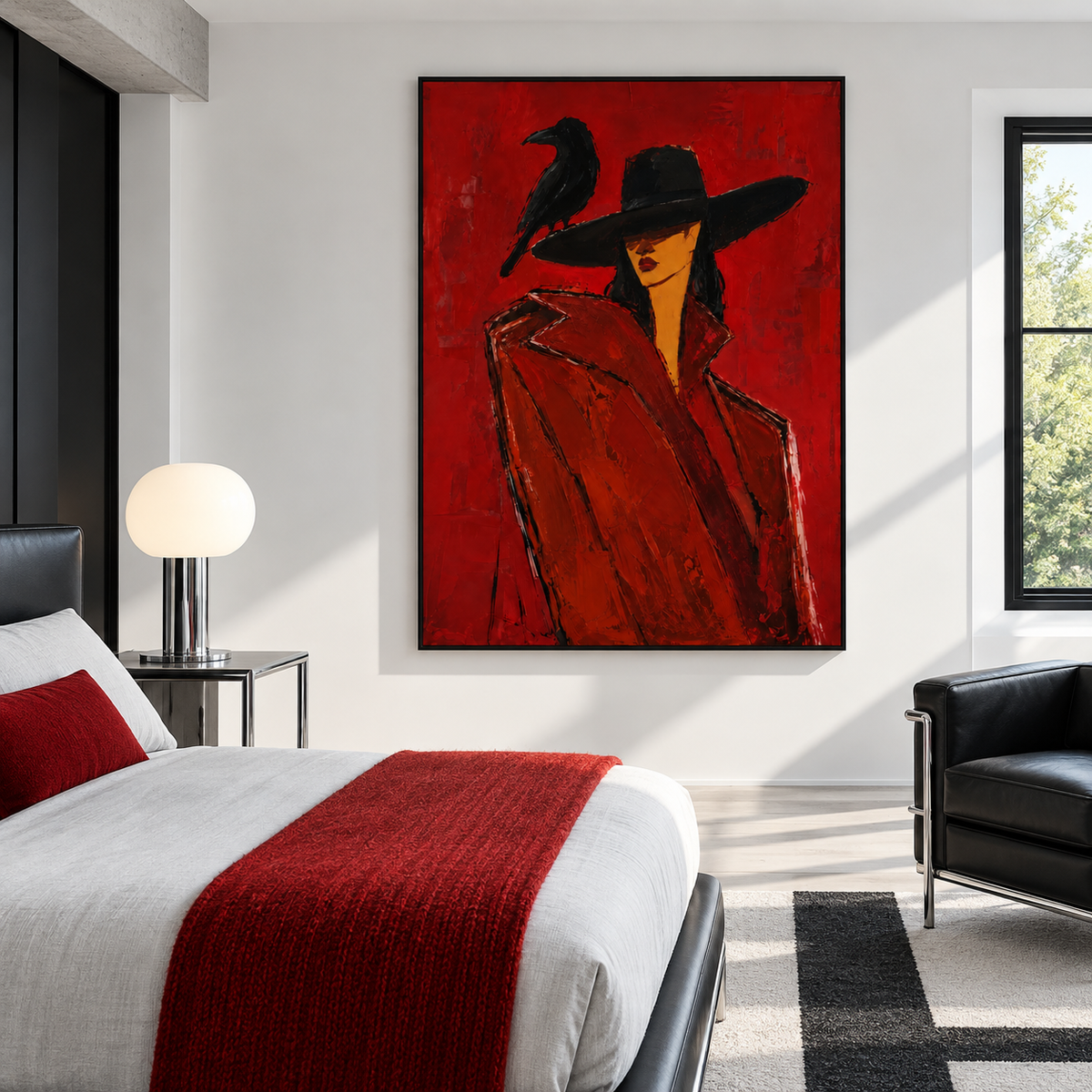 Pop Art | Scarlet Raven Confidante