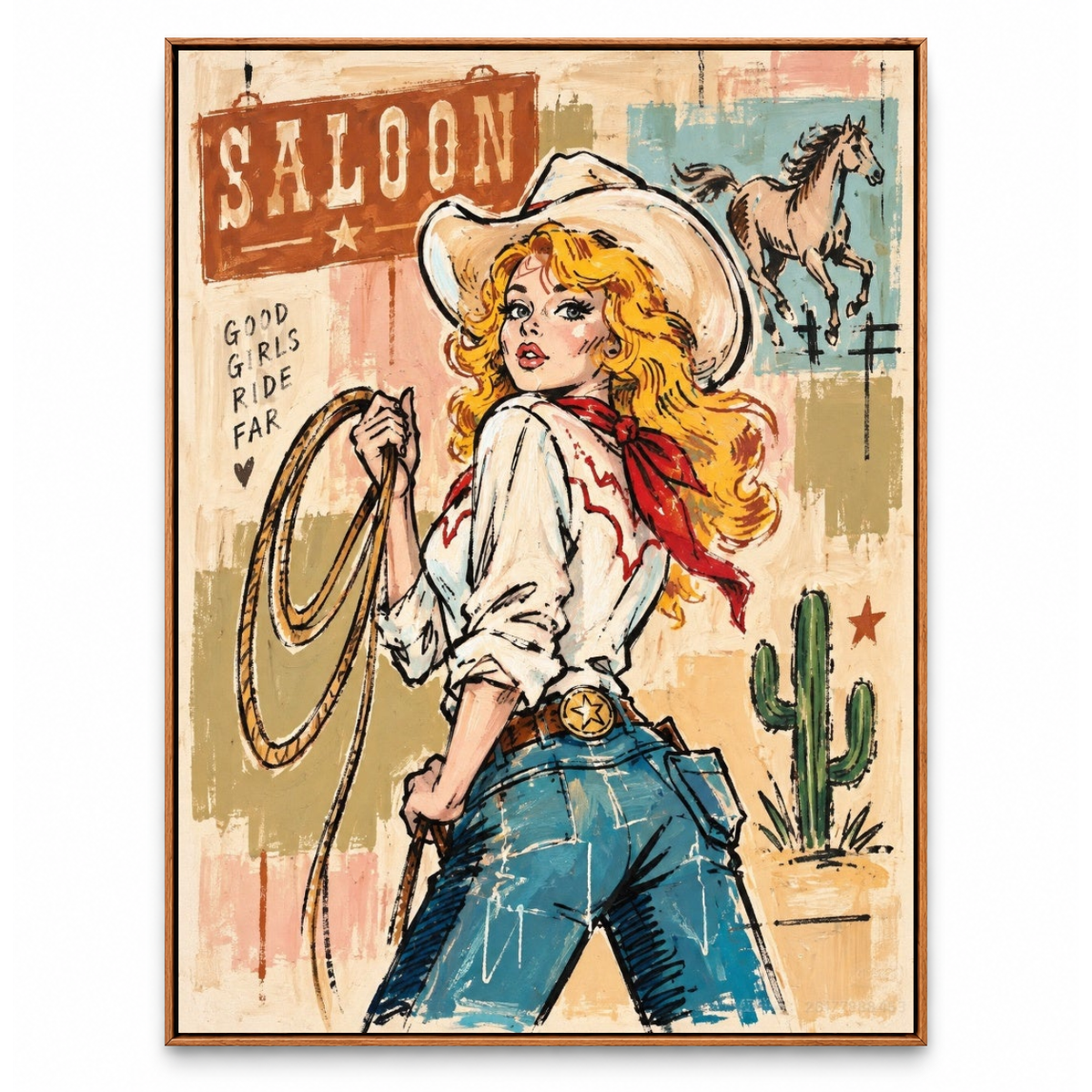 Western Pop Art | Saloon Daydream