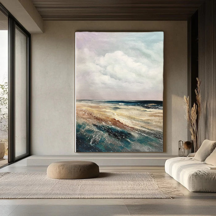 Chiaroscuro Coastal Landscape Canvas Art
