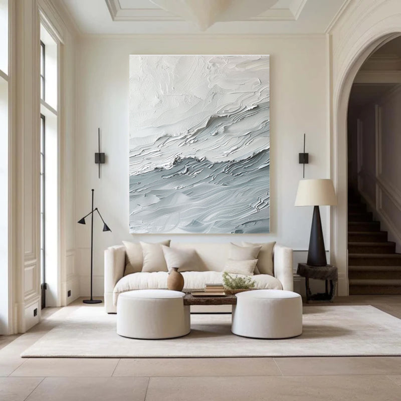 Abstract Painting "Waves of a Silent Symphony"