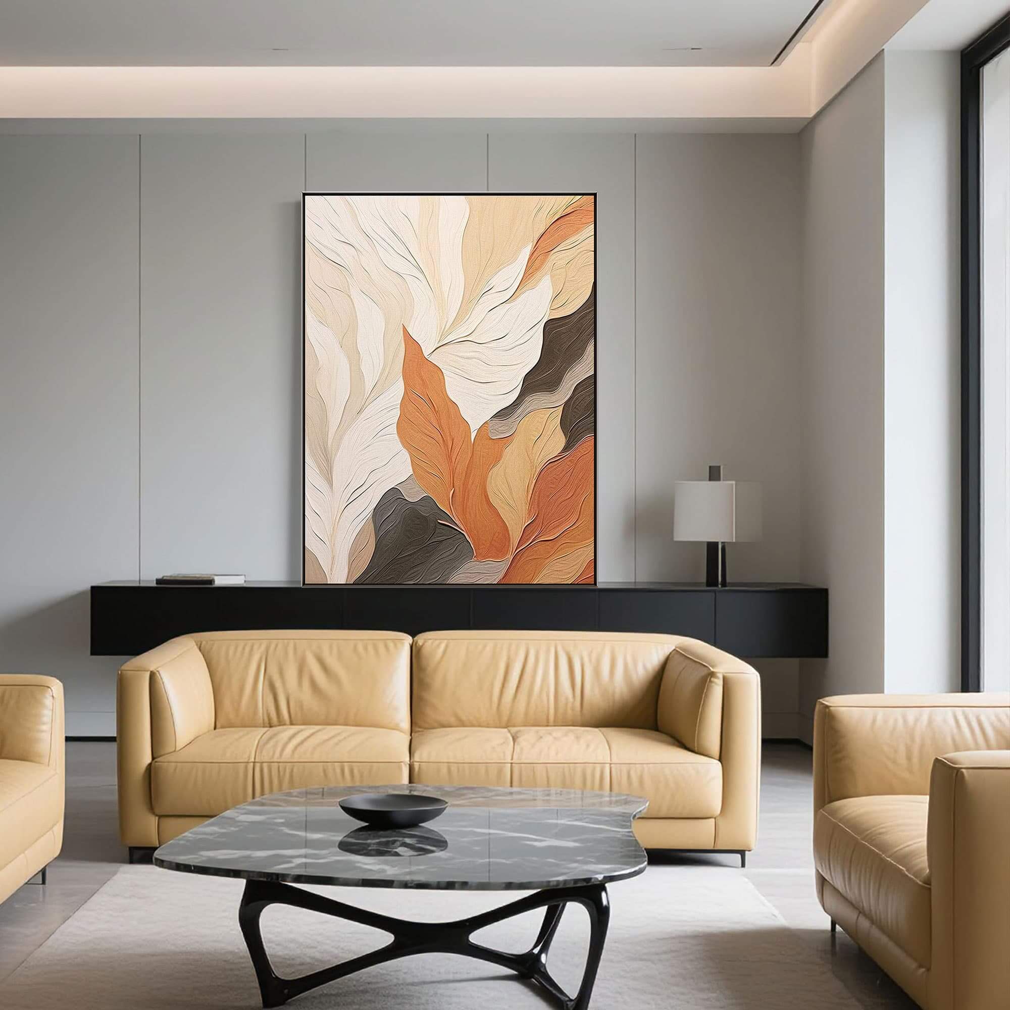Autumn Leaves in Golden Repose
