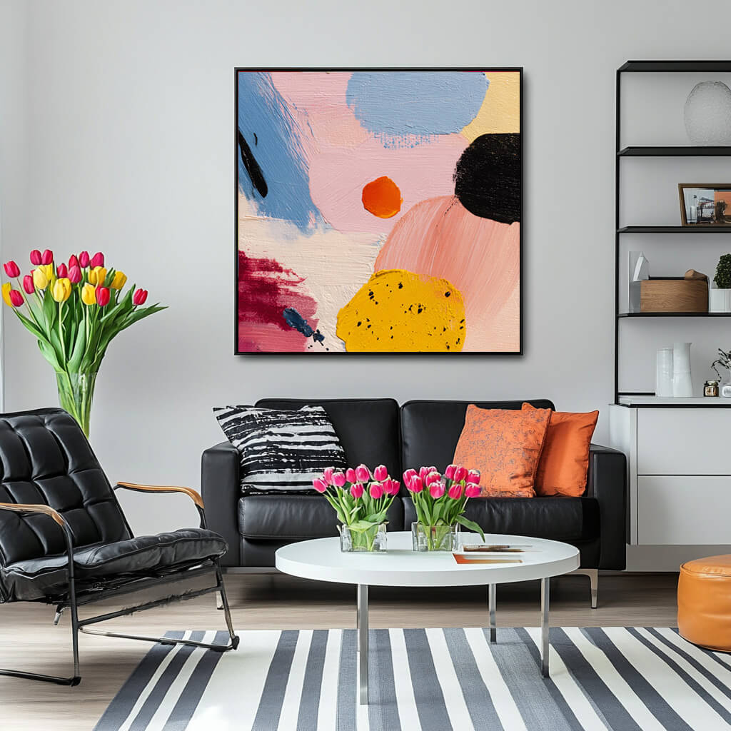 Fugue in Orange Geometric Reverie