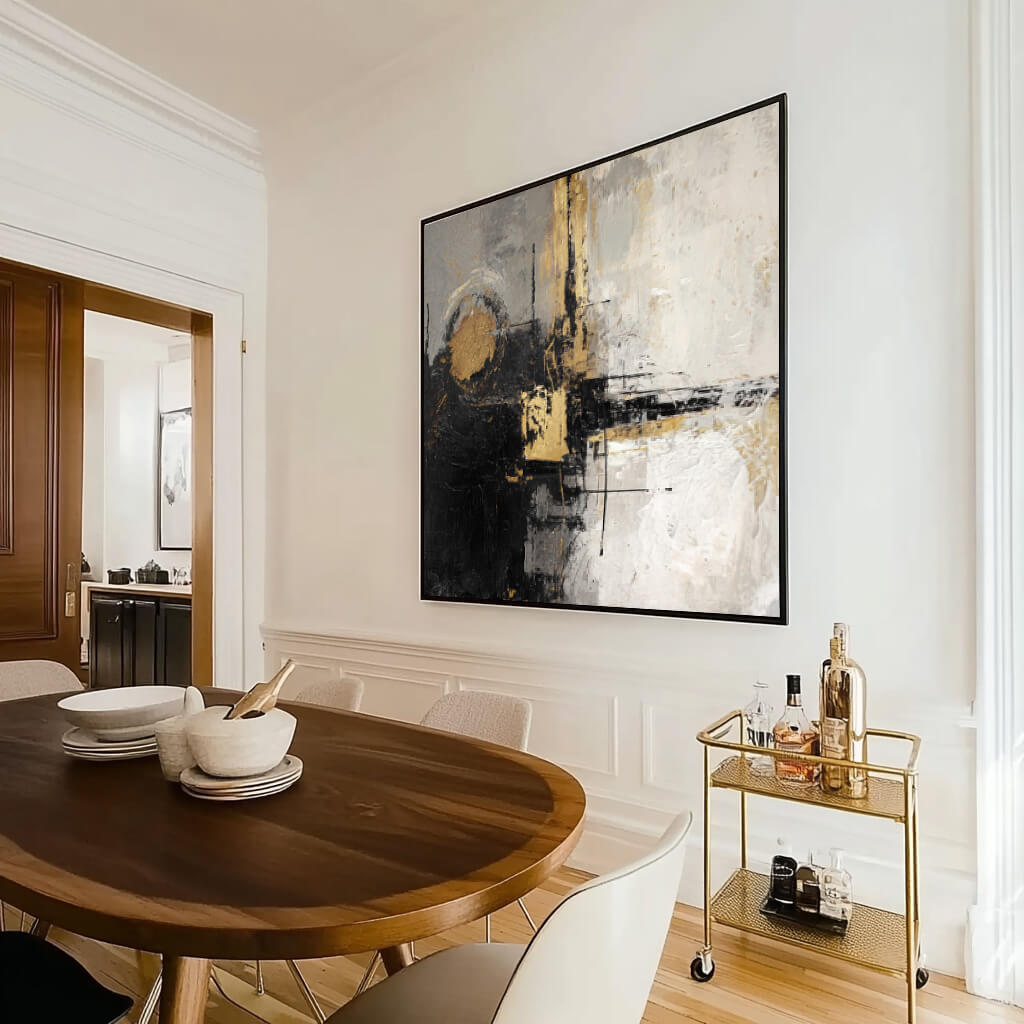 Gilded Overture in Black and White