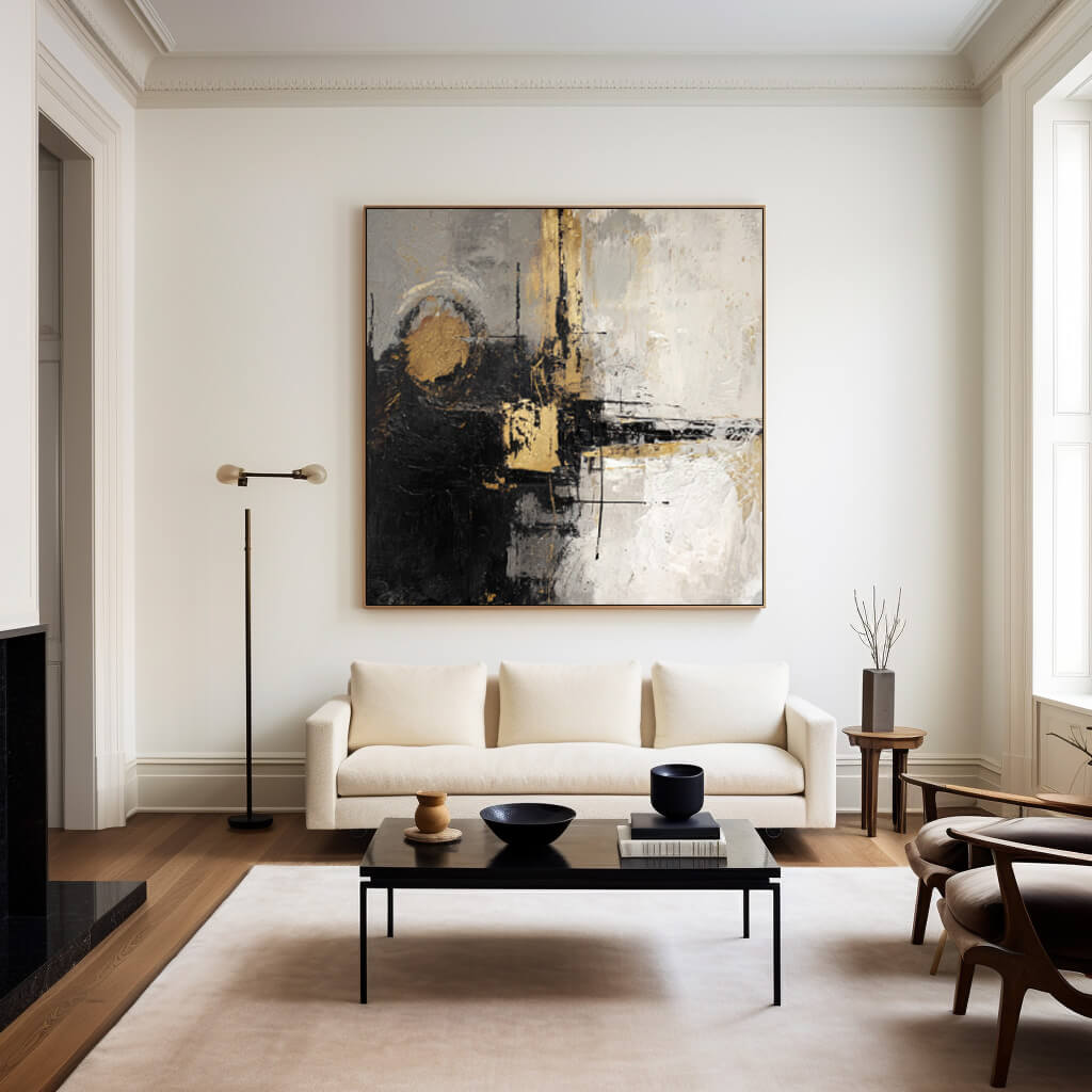 Gilded Overture in Black and White