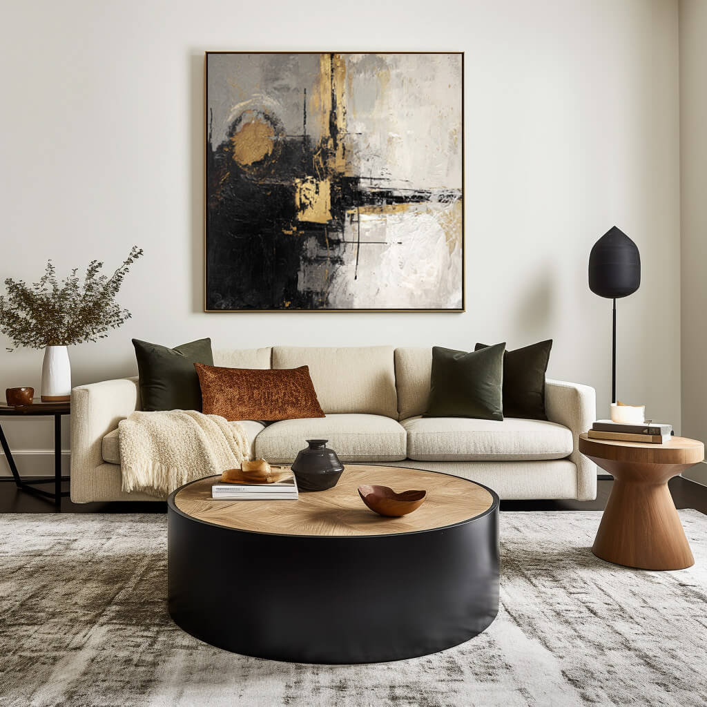 Gilded Overture in Black and White