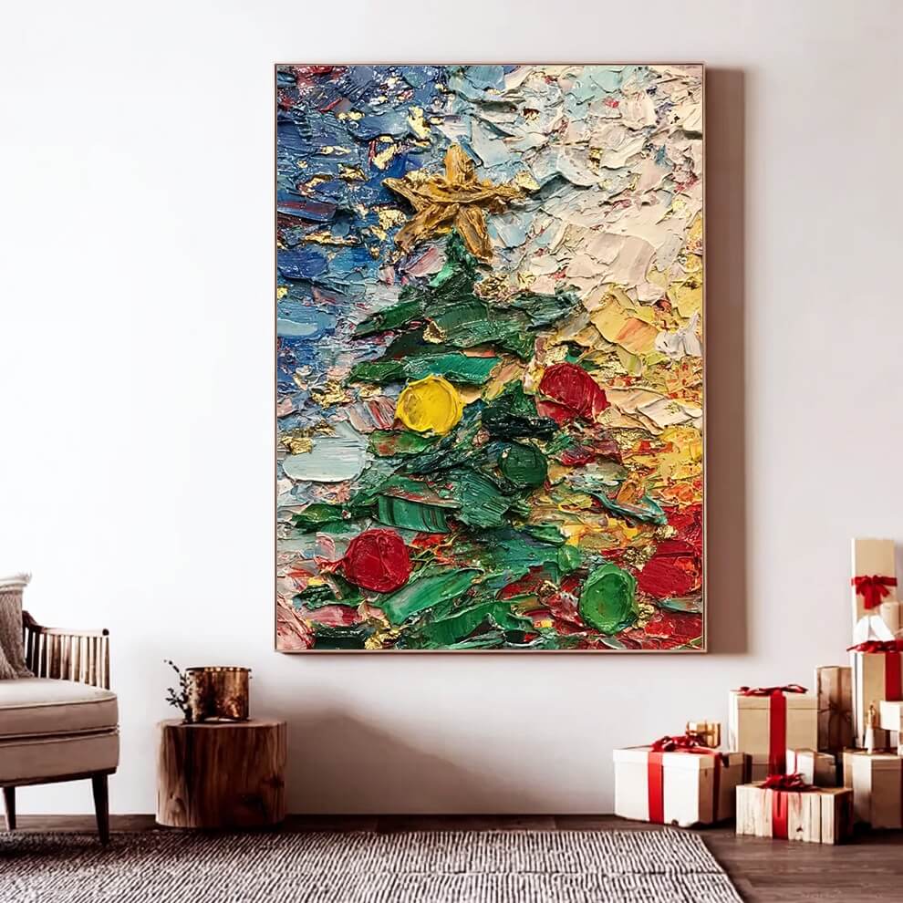 Luminous Noel in Gold and Shadow