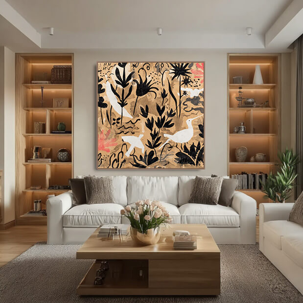 Primitive Fantasia - Modern Abstract Botanical Wall Art