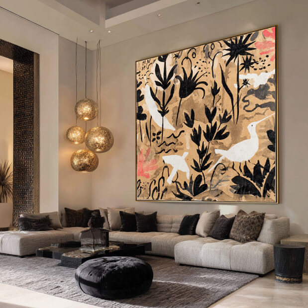 Primitive Fantasia - Modern Abstract Botanical Wall Art