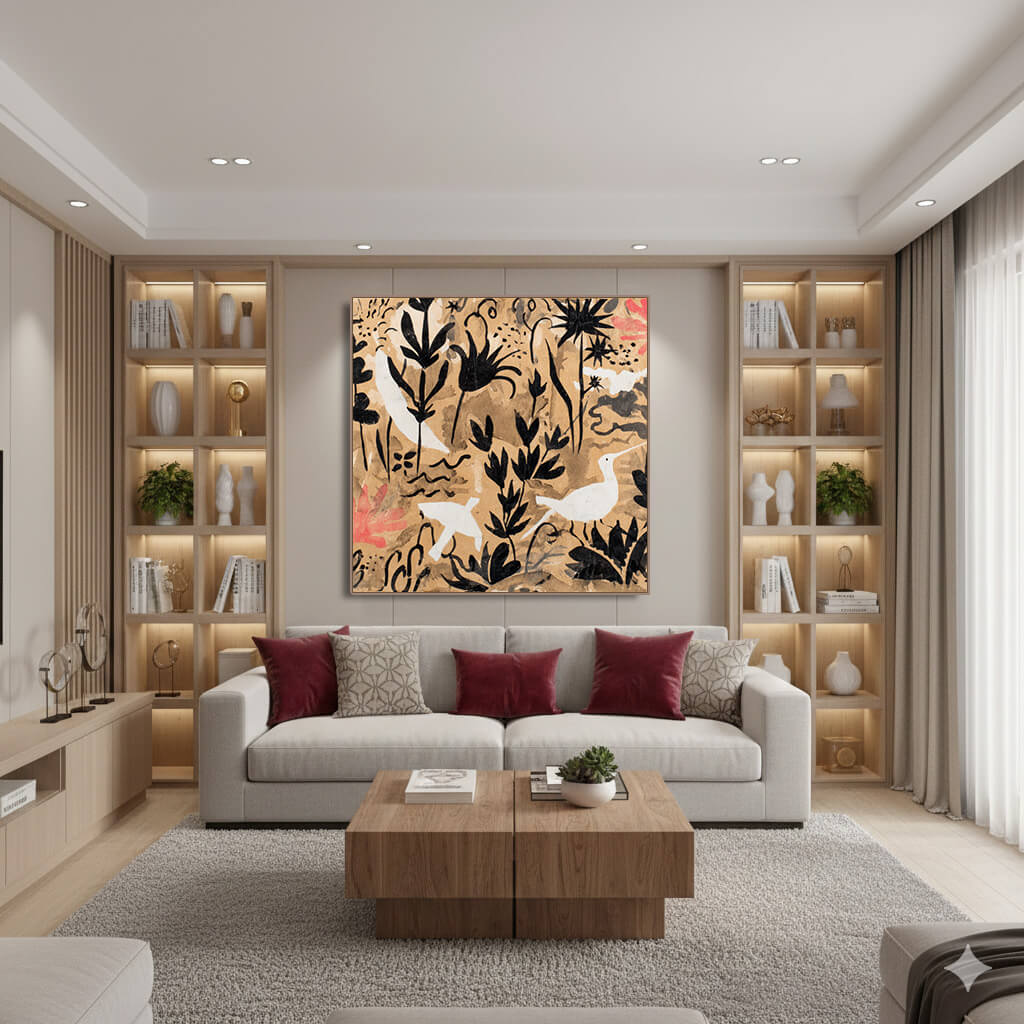 Primitive Fantasia - Modern Abstract Botanical Wall Art