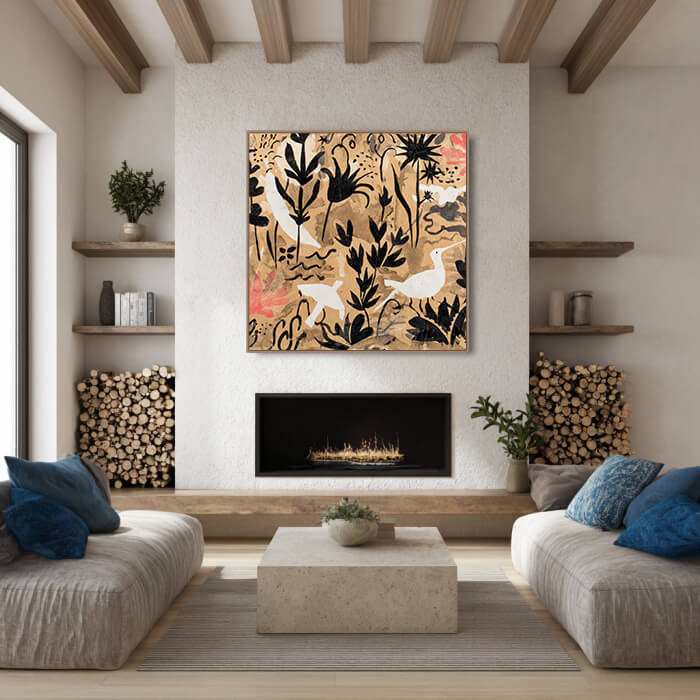 Primitive Fantasia - Modern Abstract Botanical Wall Art
