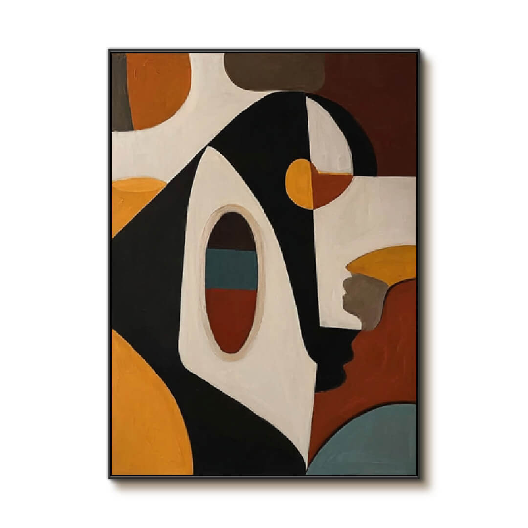 Resonance of Form - Large Modern Hand Geometric Abstract Wall Art