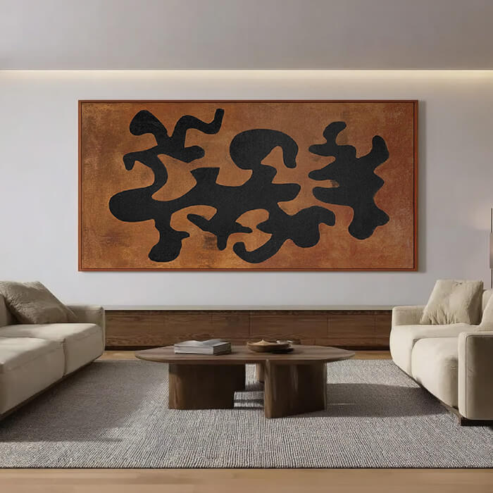 Sigils of the Earth - Large Wabi Sabi Style Abstract Wall Art