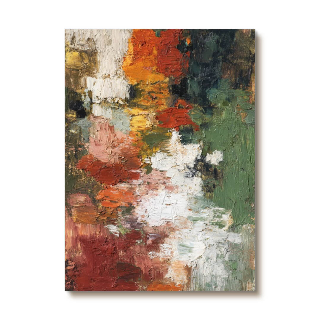 Textural Movement - Large Abstract Earth Tone Wall Art